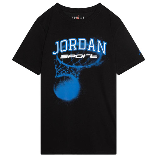 Jordan Παιδική κοντομάνικη μπλούζα Dri-FIT Sport Hoop Tee Jordan Παιδική κοντομάνικη μπλούζα Dri-FIT Sport Hoop Tee